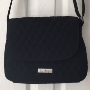 Vera Bradley Black quilted shoulder bag
